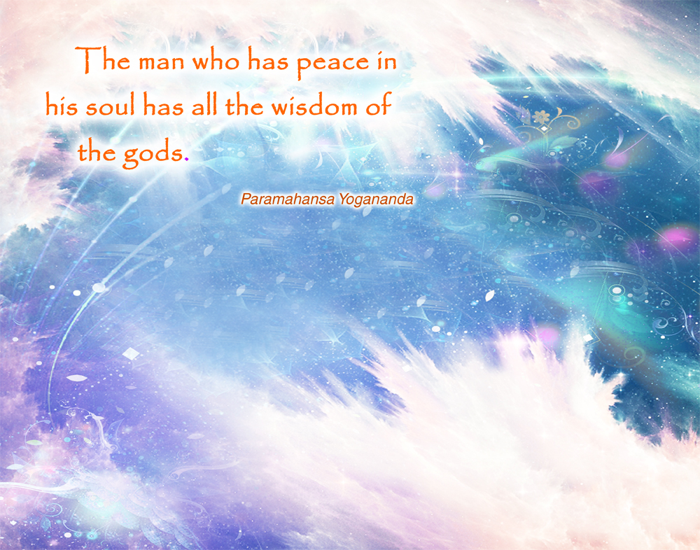 Yogananda peace wisdom wallpaper
